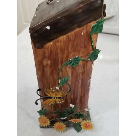 Outhouse design tin birdhouse - Picture 6 of 9